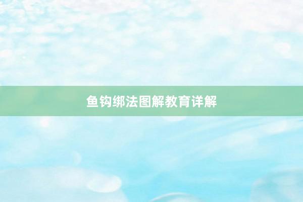 鱼钩绑法图解教育详解